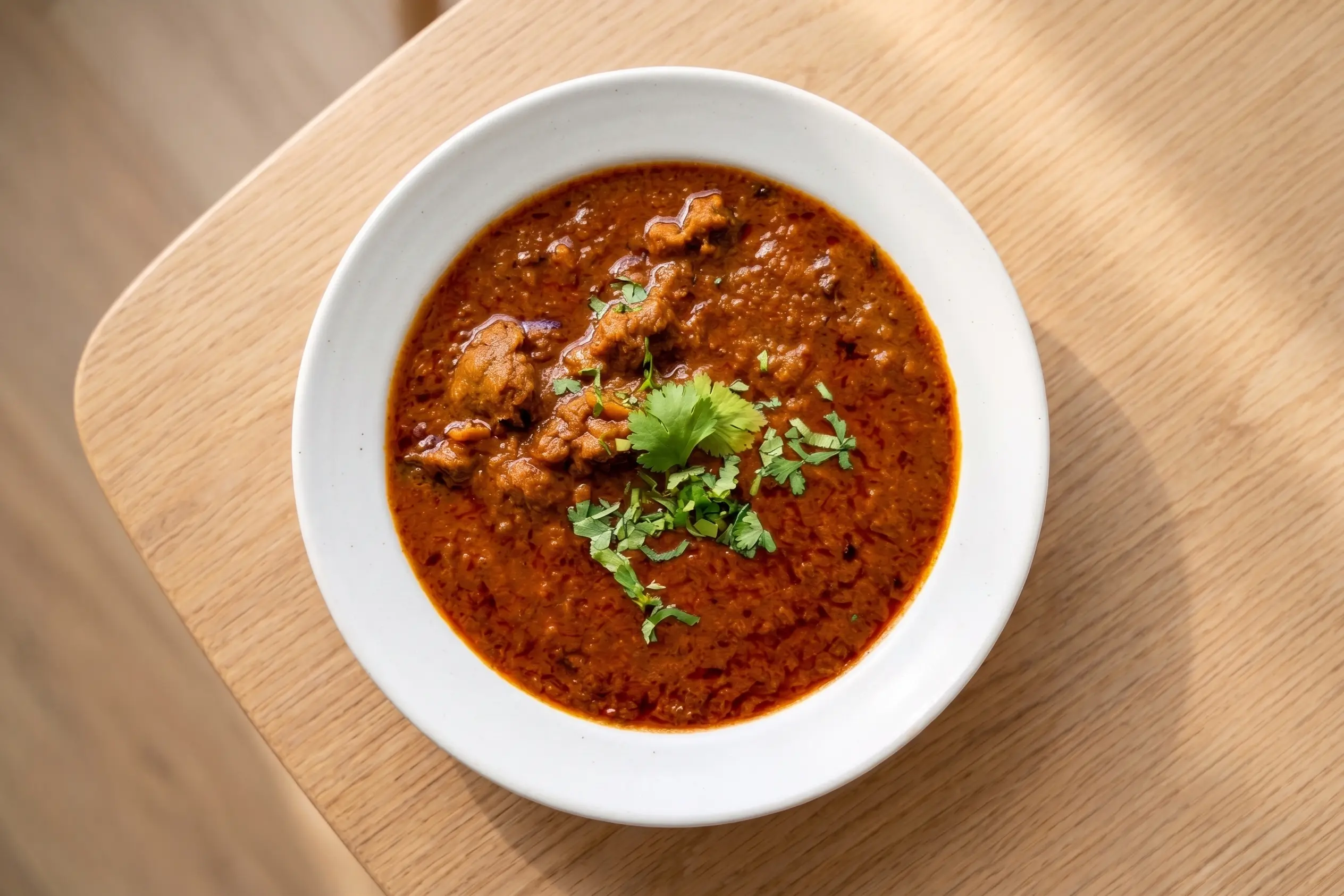 Chicken Chettinad - Signature Chettinad curry at Rockfort Authentic Chettinadu & Indian Cuisine Calgary
