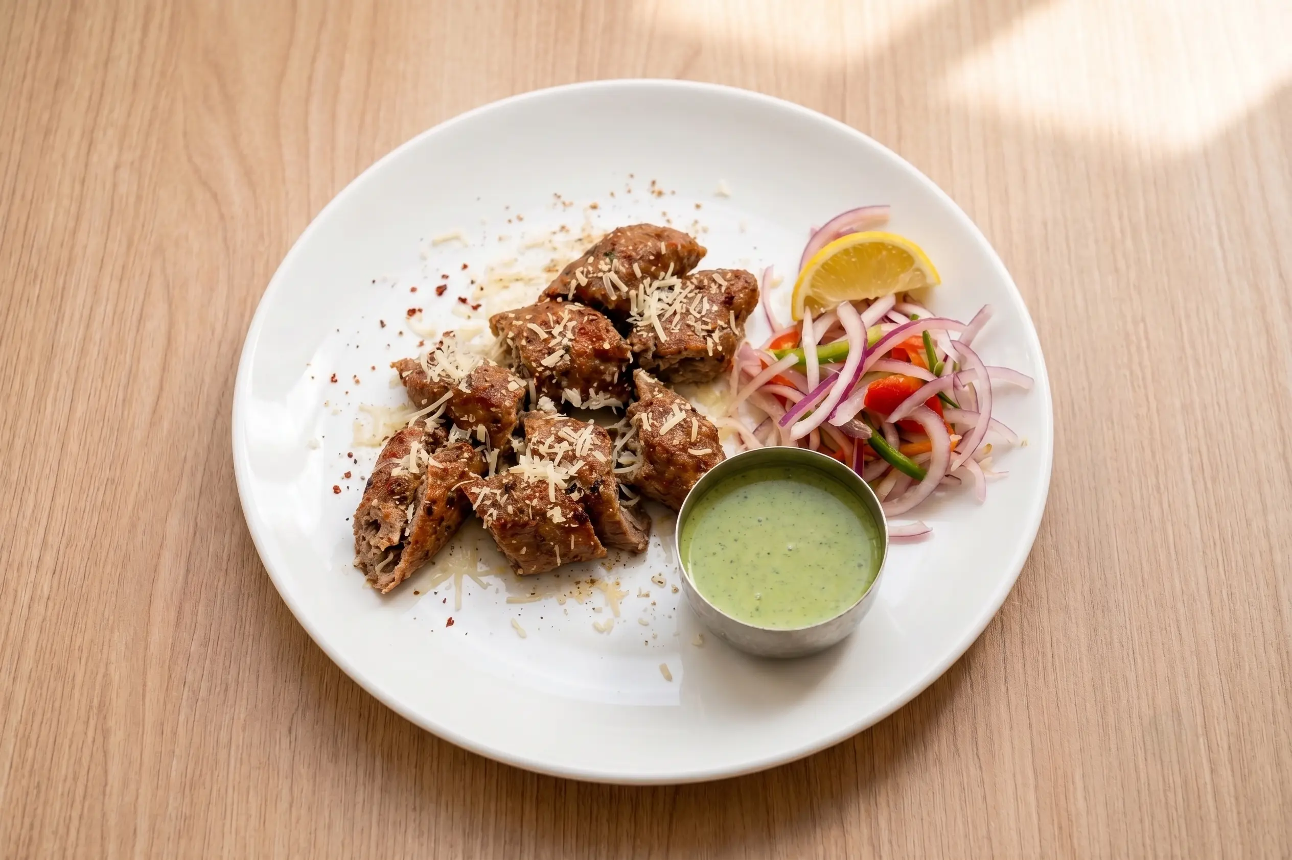 Cheese Seekh Kebab at Rockfort Authentic Chettinadu and Indian Cuisine in Ranchlands, Calgary, AB